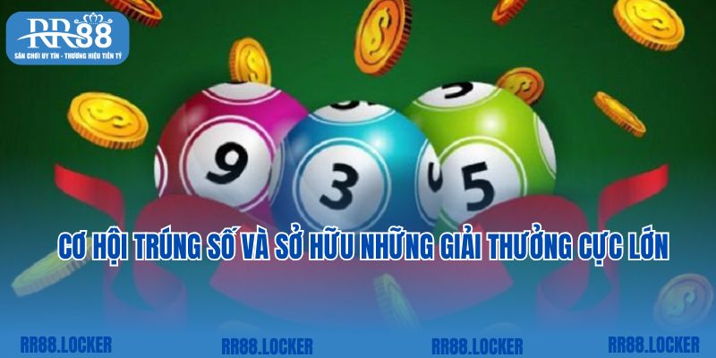 Cơ hội trúng số và sở hữu những giải thưởng cực lớn